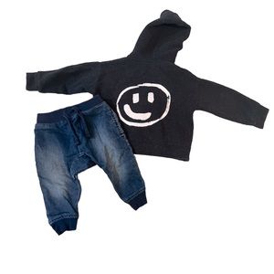 stem Baby (Nordstrom) SET Jeans and Hoodie 3M
